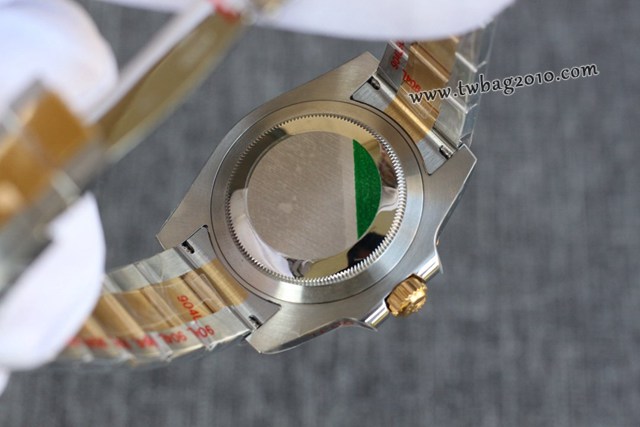 勞力士複刻手錶 Rolex格林尼治ll:黑咖雙色全玫金款男士腕表  gjs1924